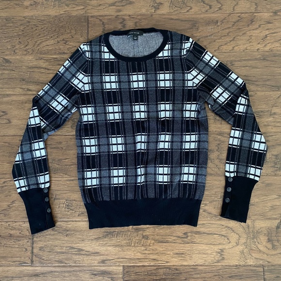 Ann Taylor Plaid Sweater (size S) - Picture 1 of 5
